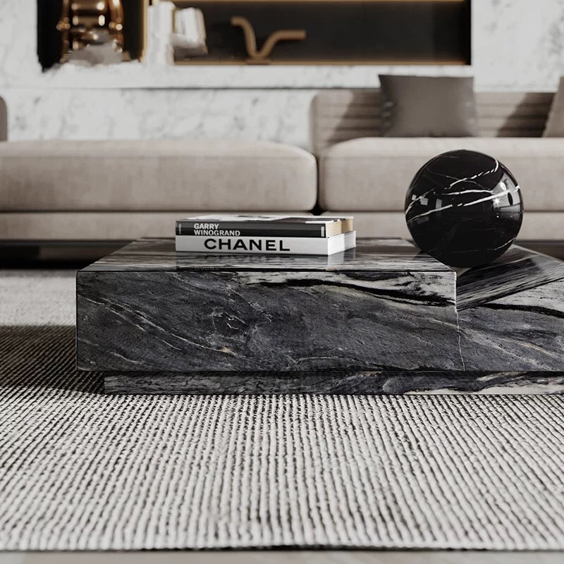 Marble Contemporary Coffee Table - 4 Seasons Home Gadgets