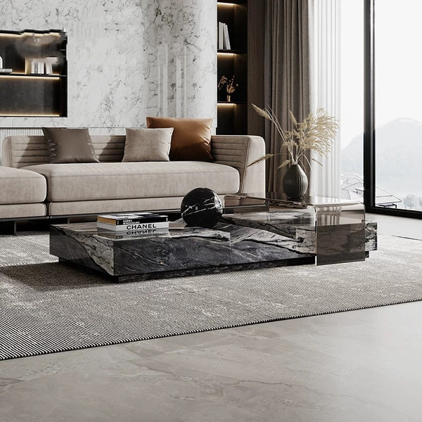 Marble Contemporary Coffee Table - 4 Seasons Home Gadgets