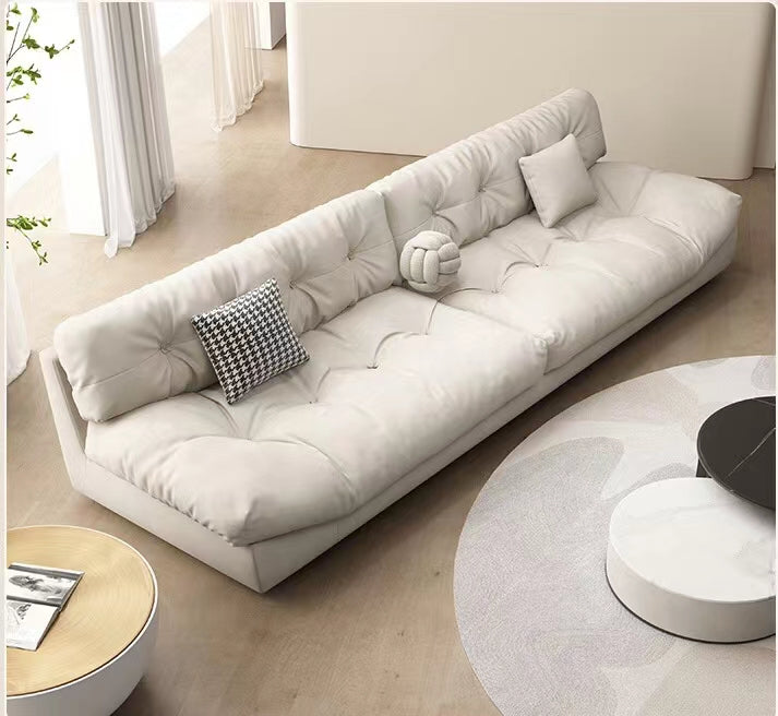 Marina PU Leather Arm Sofa - 4 Seasons Home Gadgets