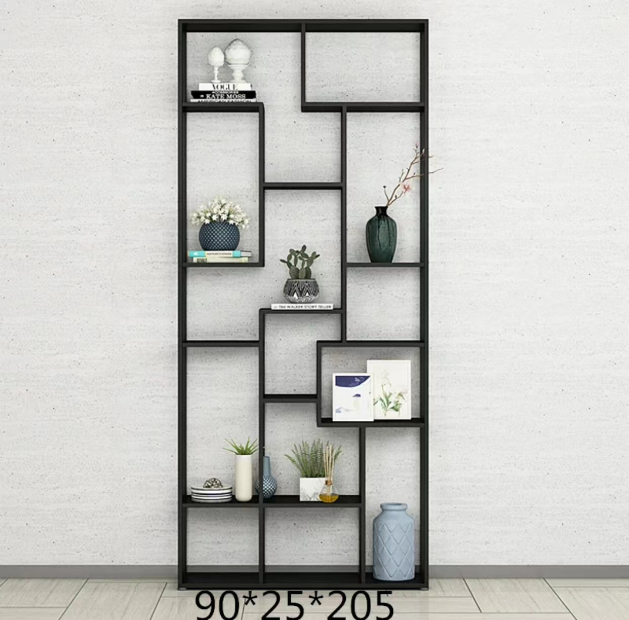 Maurer Metal Geometric Bookcase - 4 Seasons Home Gadgets