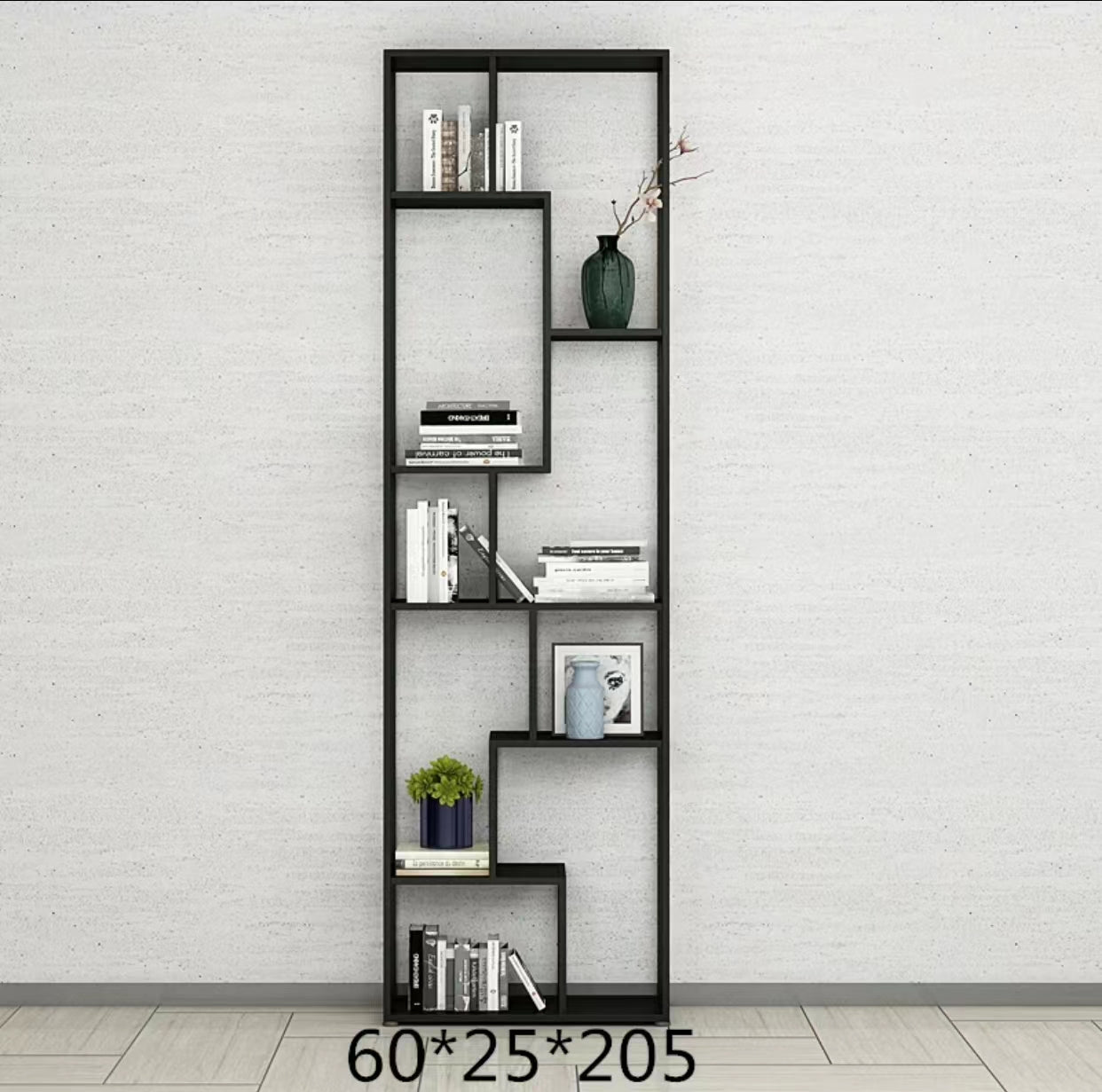 Maurer Metal Geometric Bookcase - 4 Seasons Home Gadgets