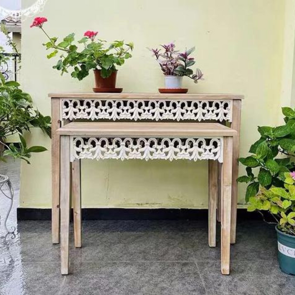 Mcchristian Solid Wood Console Table - 4 Seasons Home Gadgets