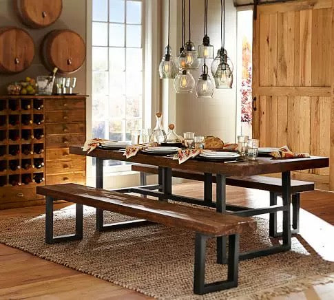 Melisa 3 Pieces Wood Dining Set - 4 Seasons Home Gadgets