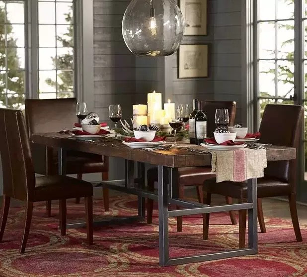 Melisa 3 Pieces Wood Dining Set - 4 Seasons Home Gadgets