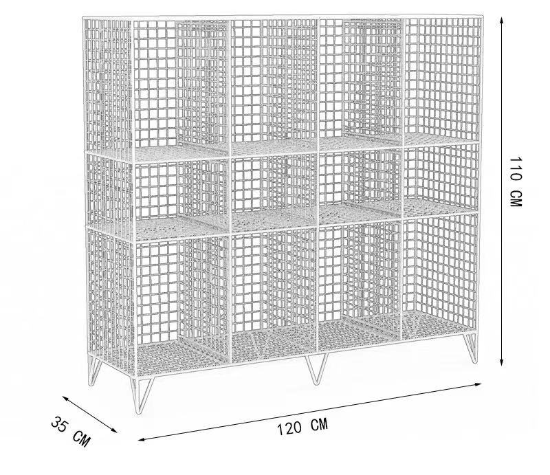 Mesh Storage Cube Shelving Unit - 4 Seasons Home Gadgets