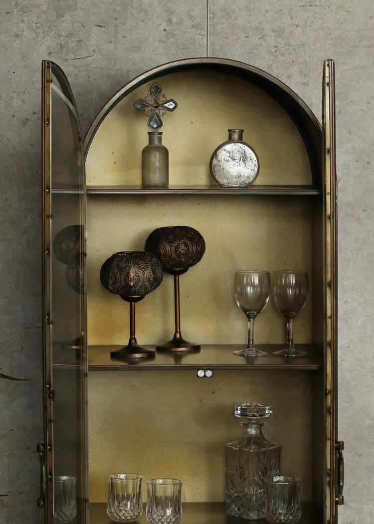 Metal Accent Cabinet - 4 Seasons Home Gadgets