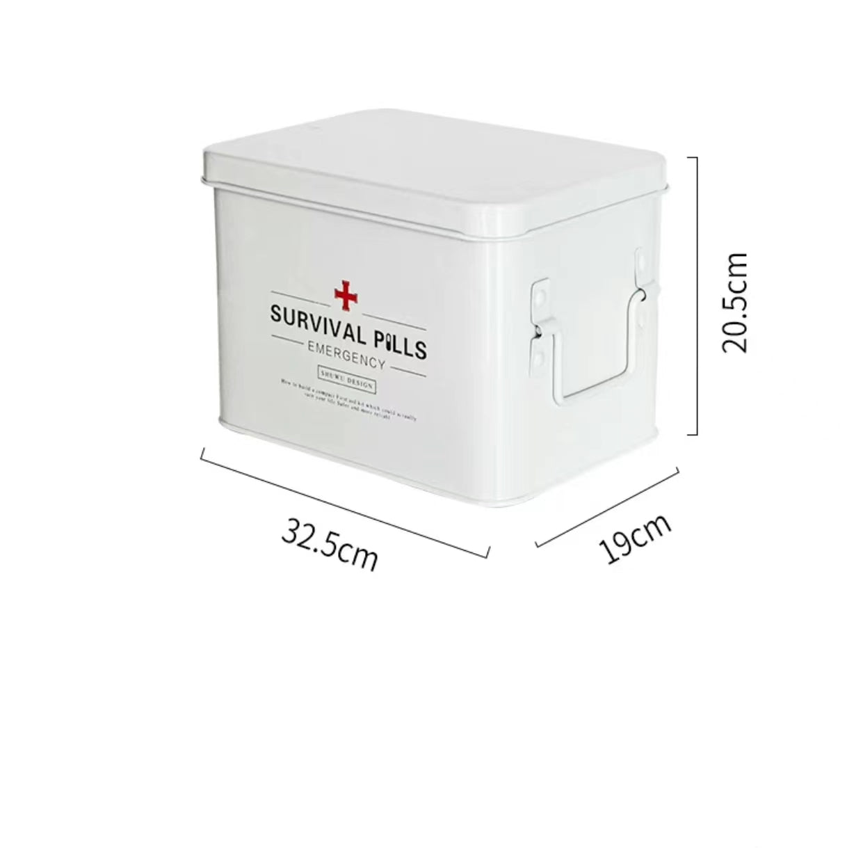 Metal First Aid Container Box - 4 Seasons Home Gadgets