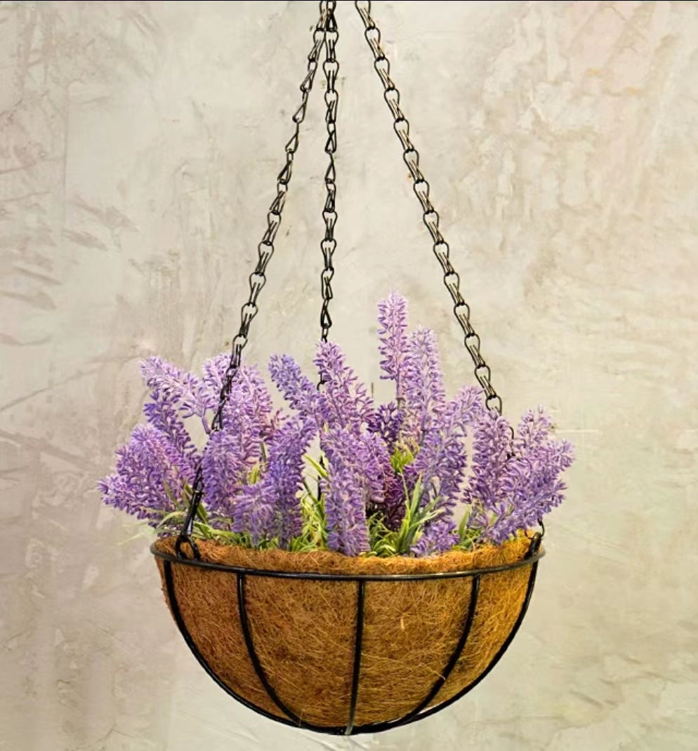Metal Hanging Planter Basket - 4 Seasons Home Gadgets
