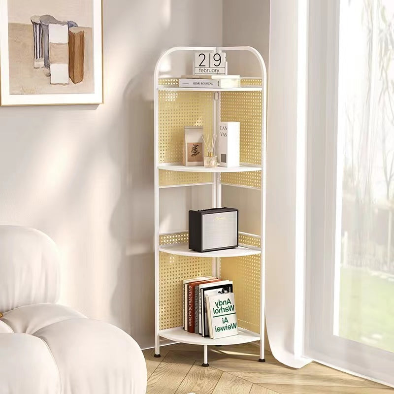 Metal Mesh Corner Shelf - 4 Seasons Home Gadgets