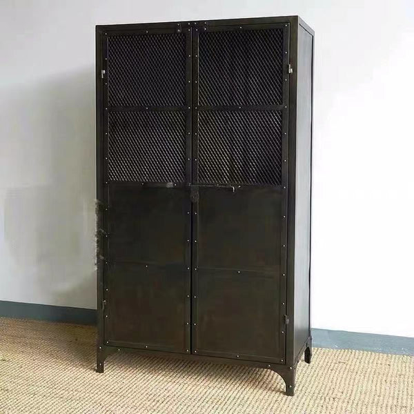 Metal Mesh Door Cabinet - 4 Seasons Home Gadgets