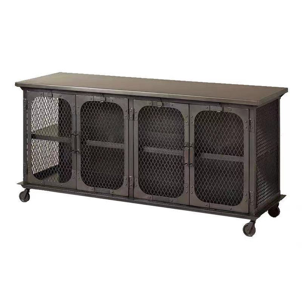 Metal Mesh Rolling Cabinet - 4 Seasons Home Gadgets