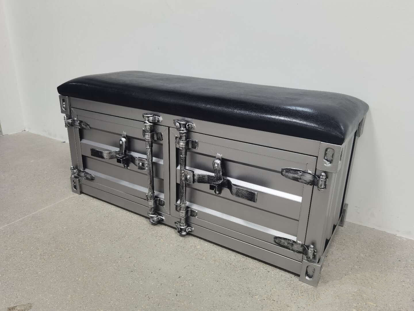 Metal Storage Bench - 4 Seasons Home Gadgets