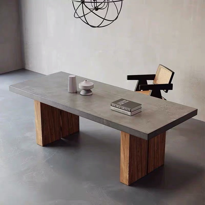 Miller Concrete Dining Table - 4 Seasons Home Gadgets