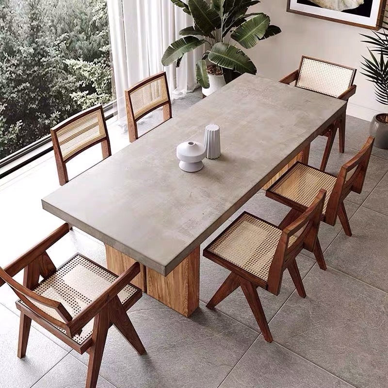 Miller Concrete Dining Table - 4 Seasons Home Gadgets