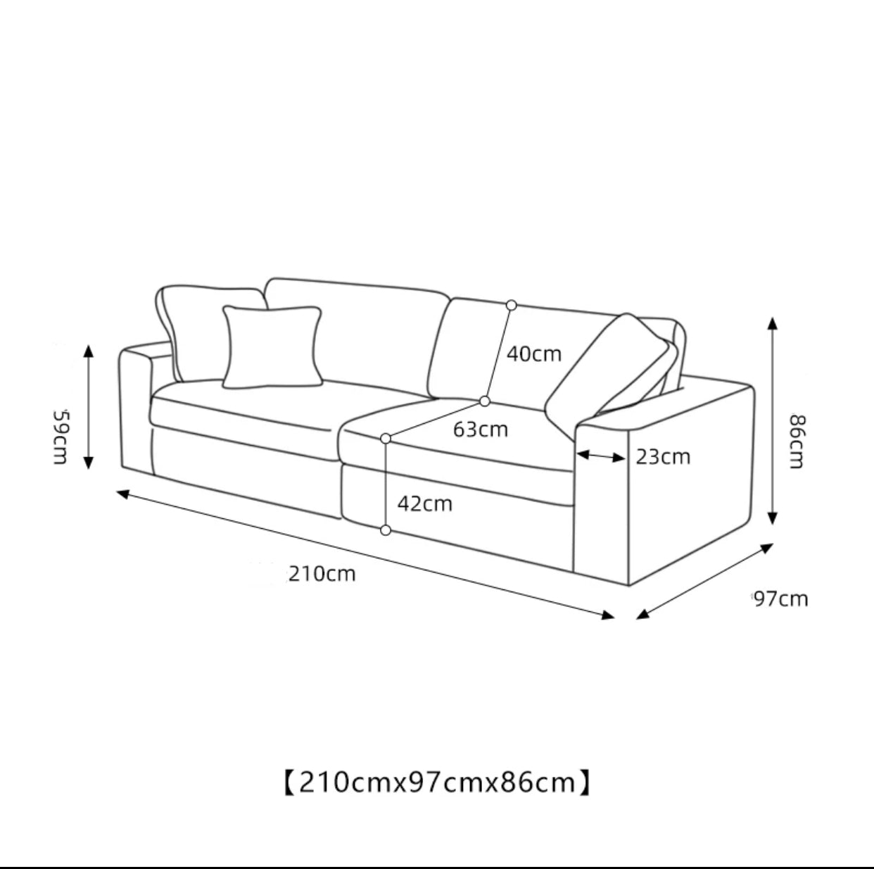 Millersburg 6 Piece Upholstered Sectional Sofa - 4 Seasons Home Gadgets