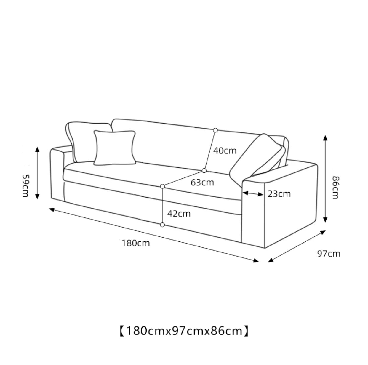 Millersburg 6 Piece Upholstered Sectional Sofa - 4 Seasons Home Gadgets