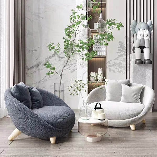 Modern Barrel Accent Chair - 4 Seasons Home Gadgets