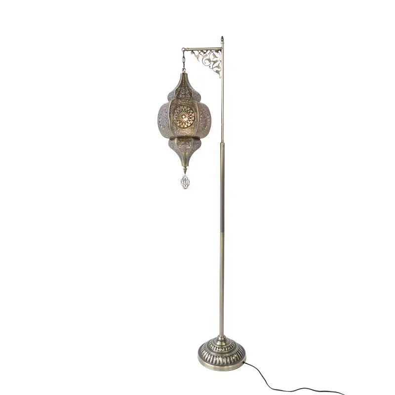 Moroccan Metal Chain Lantern Lamp - 4 Seasons Home Gadgets