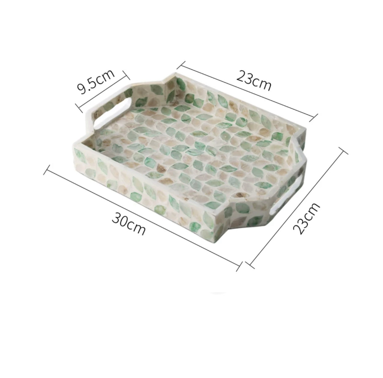 Mother Of Pearl Deco Storage Tray - 4 Seasons Home Gadgets