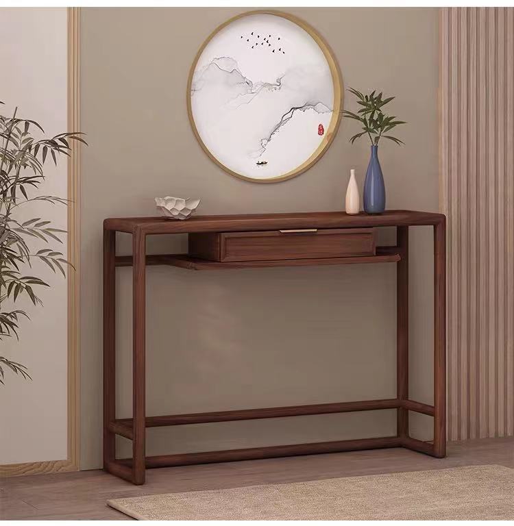 Narrow Wood Console Table - 4 Seasons Home Gadgets