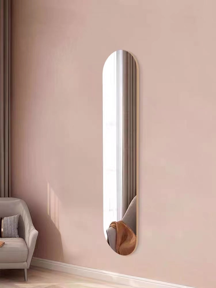 Narrow Wood Framed Full Length Mirror - 4 Seasons Home Gadgets