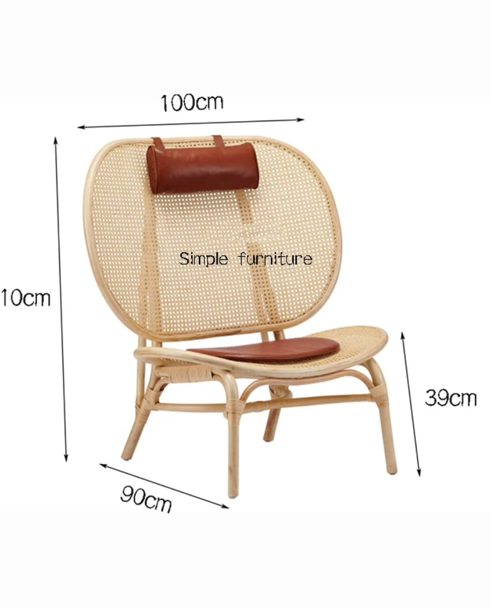 Neo Rattan Side Chair - 4 Seasons Home Gadgets