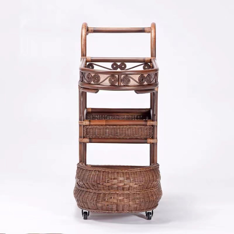 Neston Rattan Bar Cart - 4 Seasons Home Gadgets