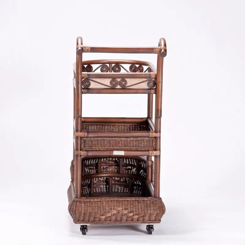 Neston Rattan Bar Cart - 4 Seasons Home Gadgets