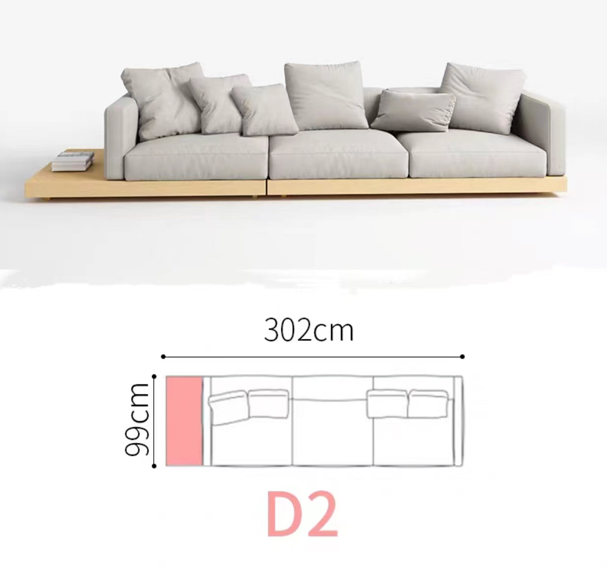 Niemi Wide Sectional Sofa - 4 Seasons Home Gadgets