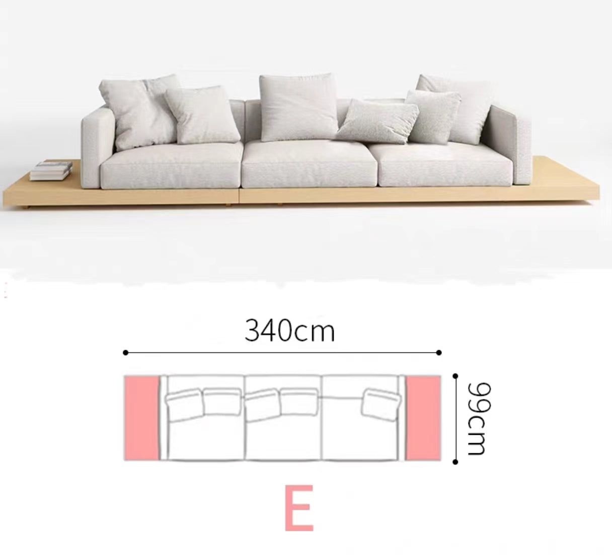 Niemi Wide Sectional Sofa - 4 Seasons Home Gadgets