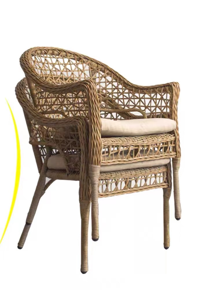 Nilda Rattan Armchair - 4 Seasons Home Gadgets