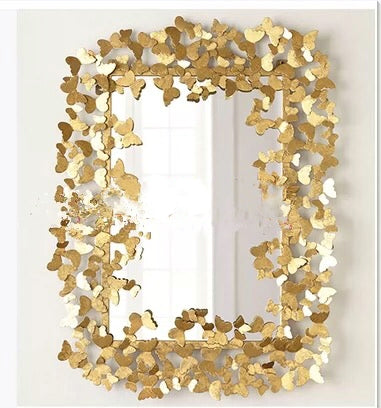 Norfork Rectangle Metal Wall Mirror - 4 Seasons Home Gadgets