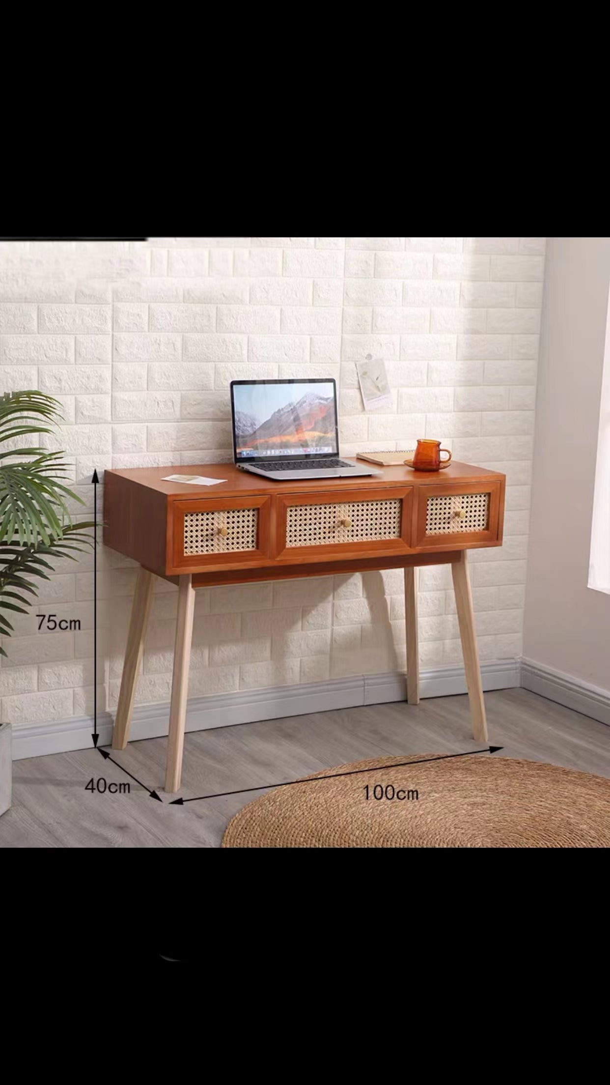 Norvelt Drawer Desk - 4 Seasons Home Gadgets