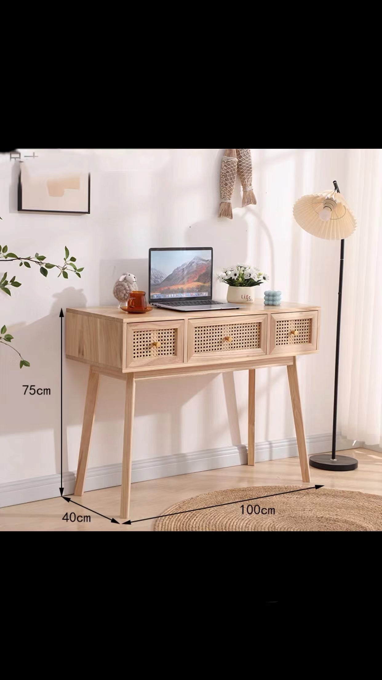 Norvelt Drawer Desk - 4 Seasons Home Gadgets