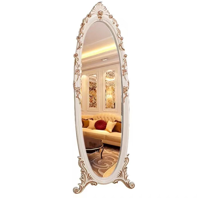 Oval Wood Mirror - 4 Seasons Home Gadgets