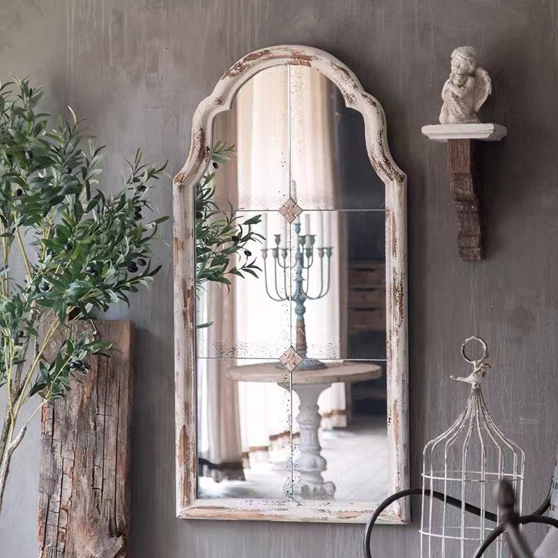 Painted Wooden Full Length Mirror - 4 Seasons Home Gadgets