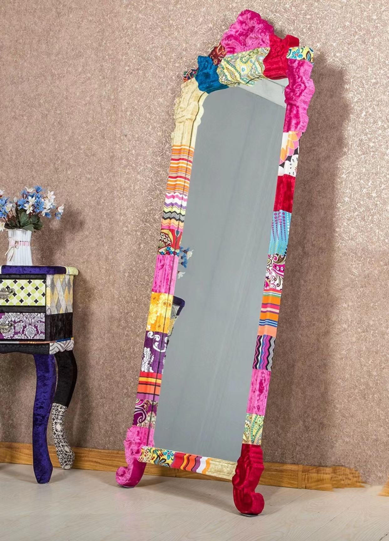 Patchwork Mirror - 4 Seasons Home Gadgets