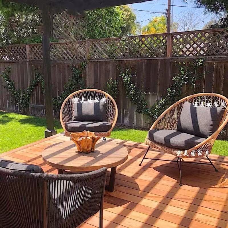 Patio Chair with Cushions - 4 Seasons Home Gadgets