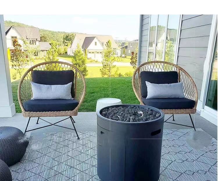 Patio Chair with Cushions - 4 Seasons Home Gadgets