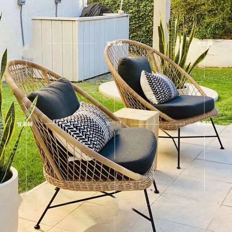 Patio Chair with Cushions - 4 Seasons Home Gadgets