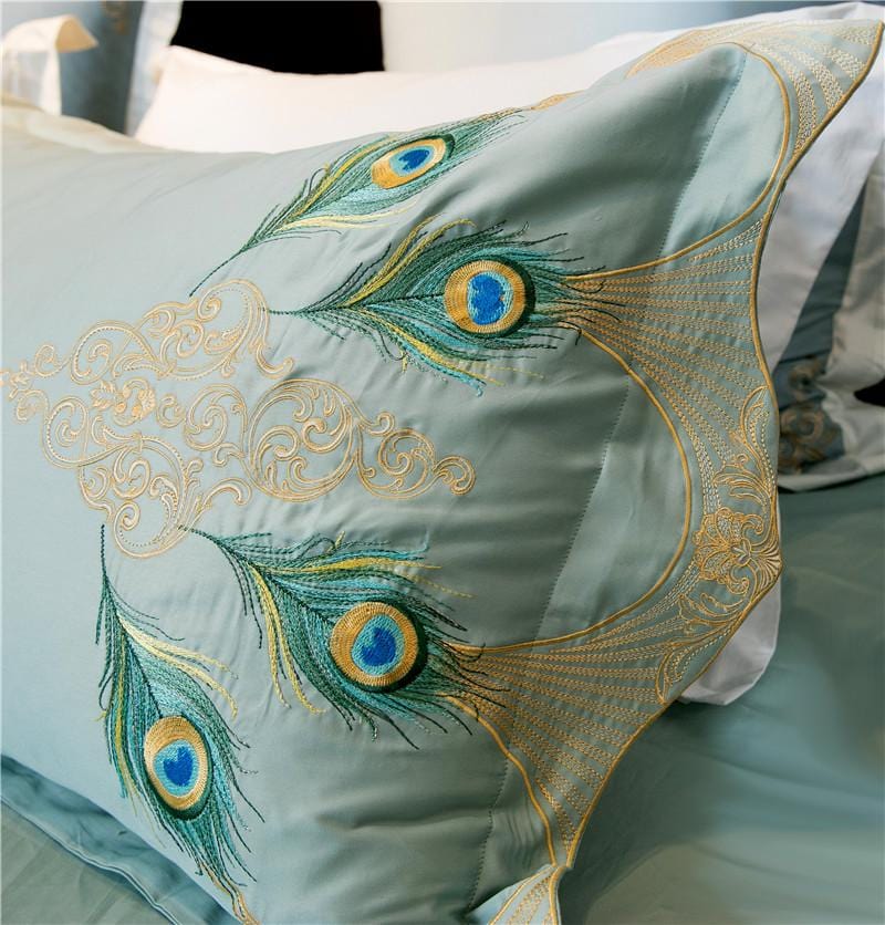 Peacock Rue Duvet Cover Set - 4 Seasons Home Gadgets