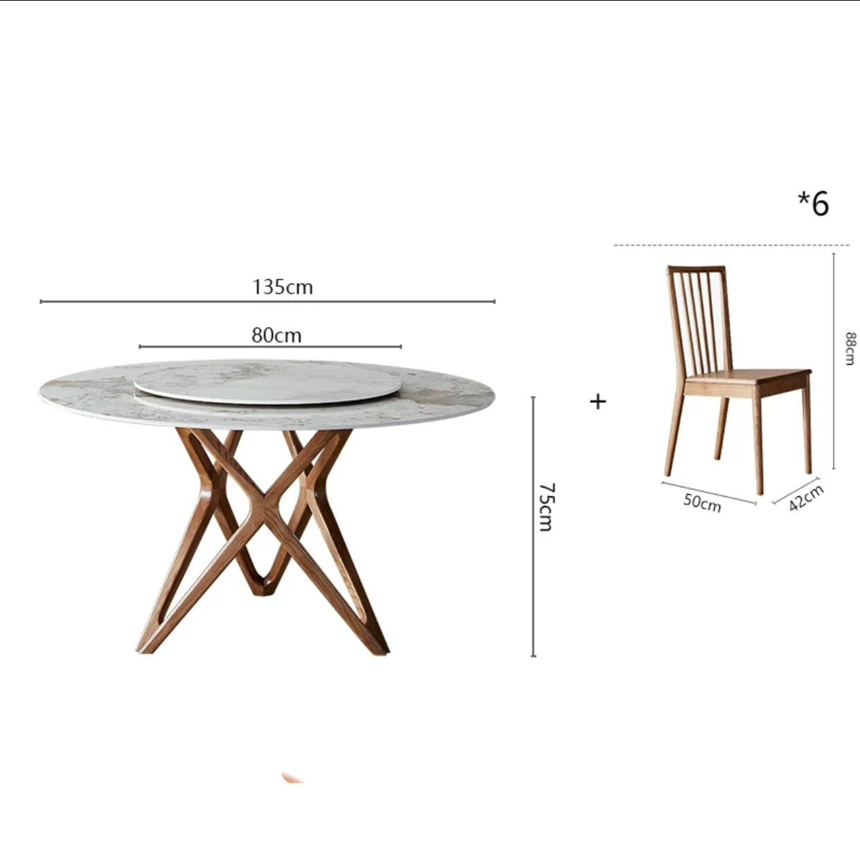 Pedestal Dining Table With Chairs Set - 4 Seasons Home Gadgets