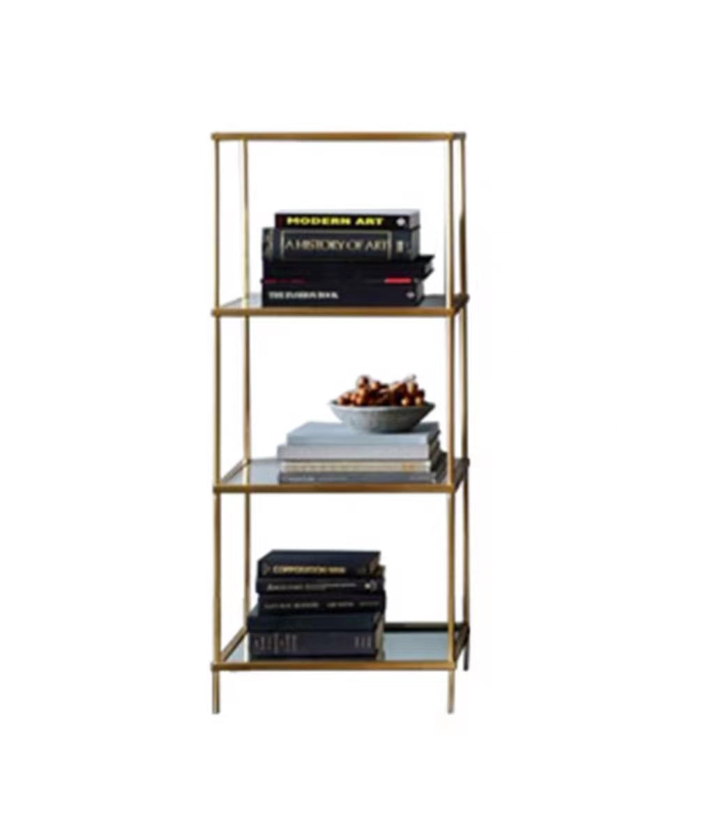 Pershore Glass 5-Layer Shelving Unit - 4 Seasons Home Gadgets