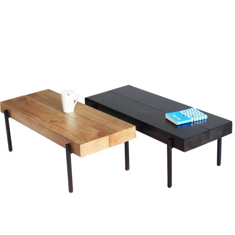 Pine Oak Log Coffee Table - 4 Seasons Home Gadgets