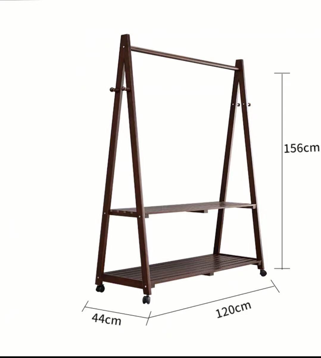 Pine Wood A Shape Clothes Rack - 4 Seasons Home Gadgets