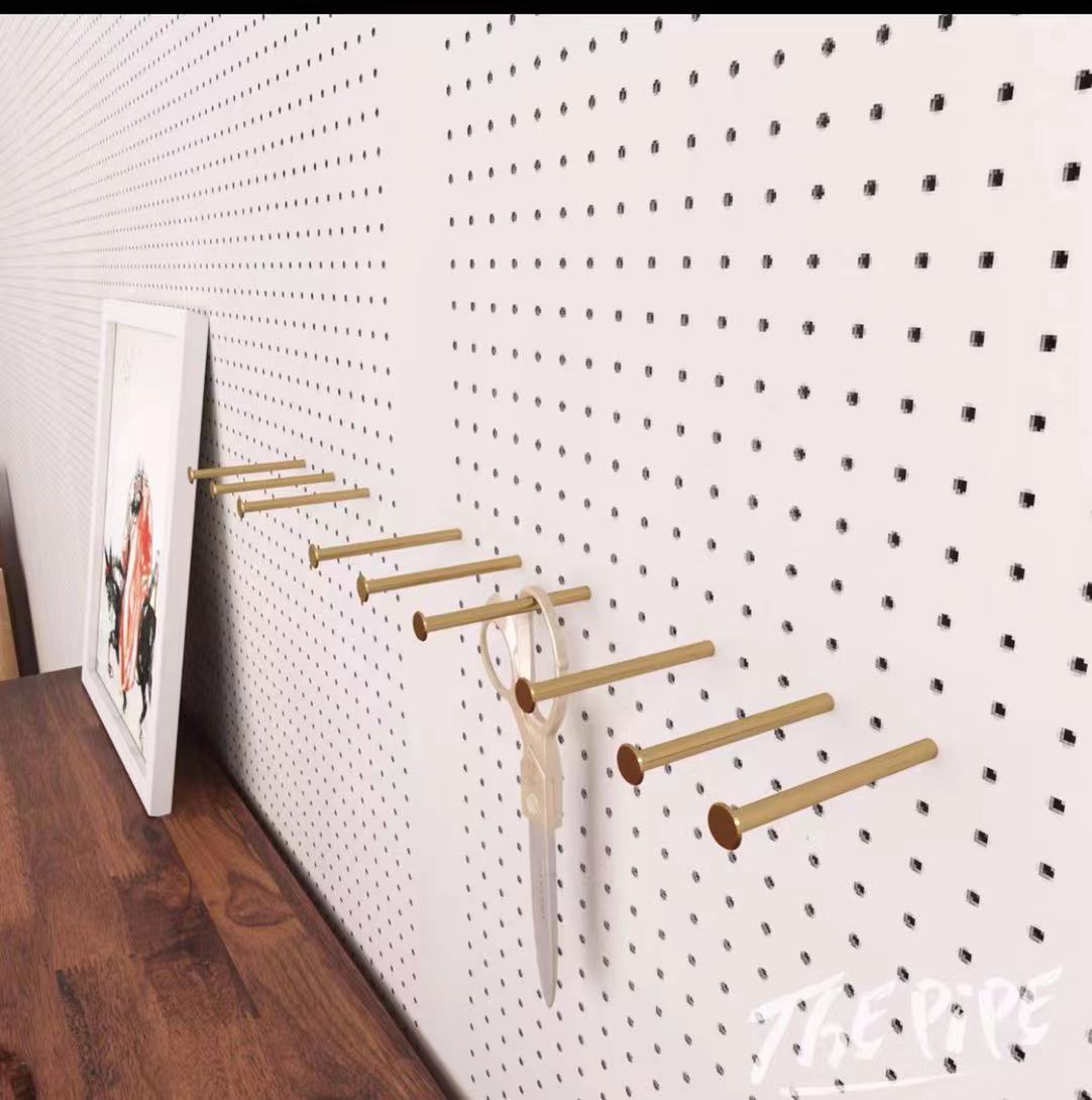 Pine Wood Storage Pegboard With Kit - 4 Seasons Home Gadgets