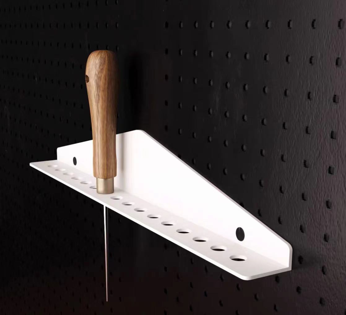 Pine Wood Storage Pegboard With Kit - 4 Seasons Home Gadgets