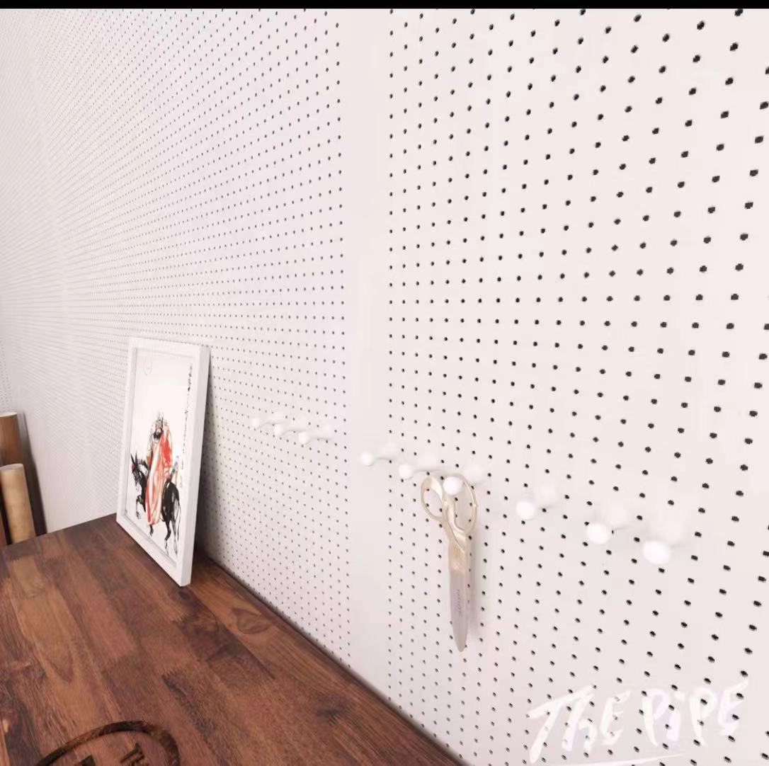 Pine Wood Storage Pegboard With Kit - 4 Seasons Home Gadgets