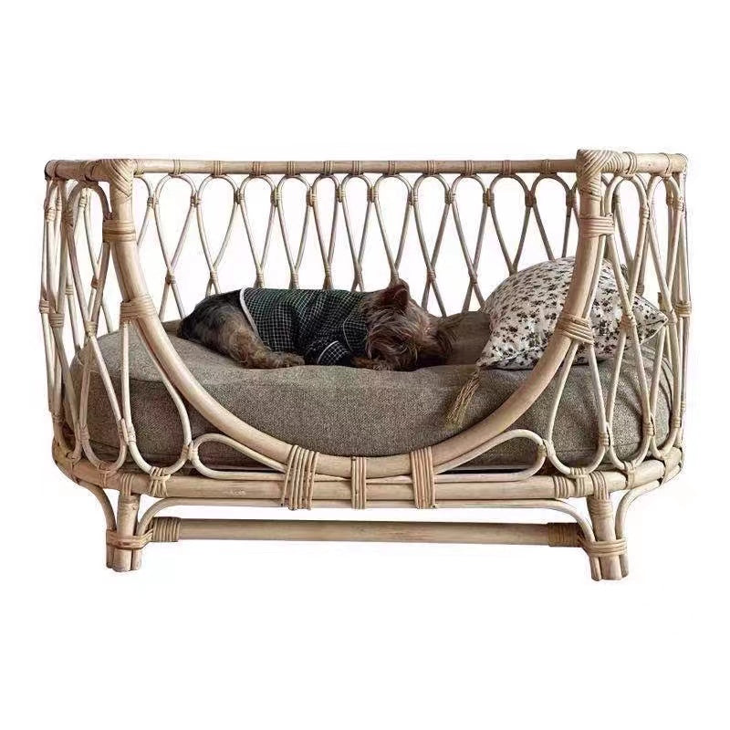 Rattan Cat & Dog Sofa Bed - 4 Seasons Home Gadgets