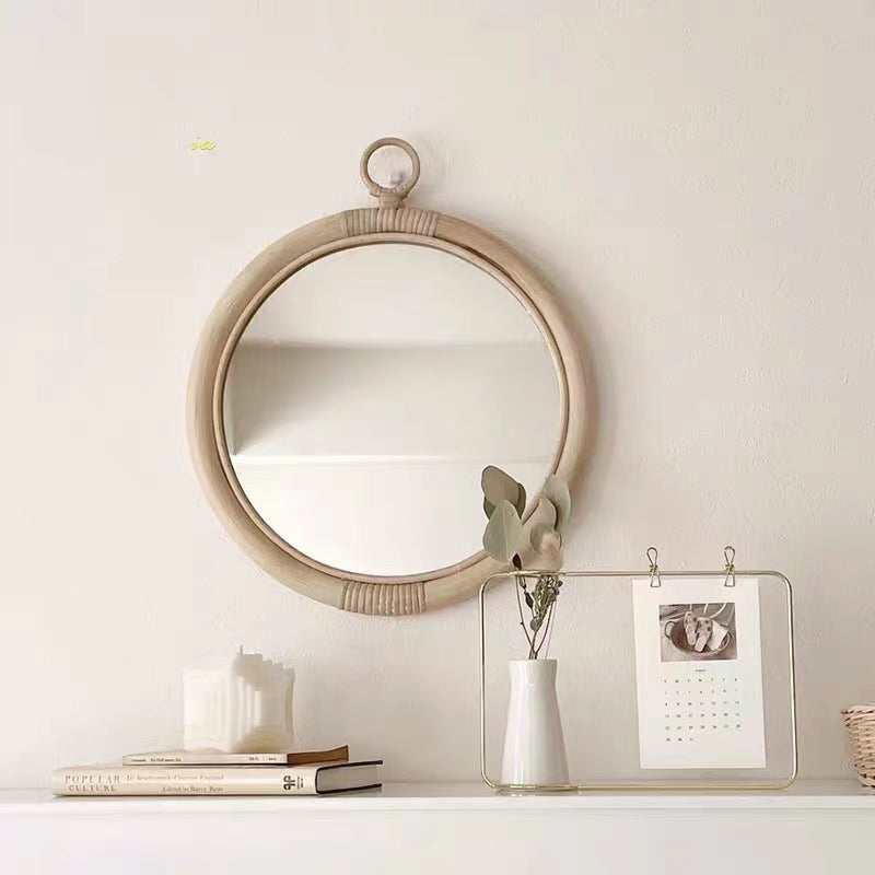 Rattan Coastal Mirror - 4 Seasons Home Gadgets